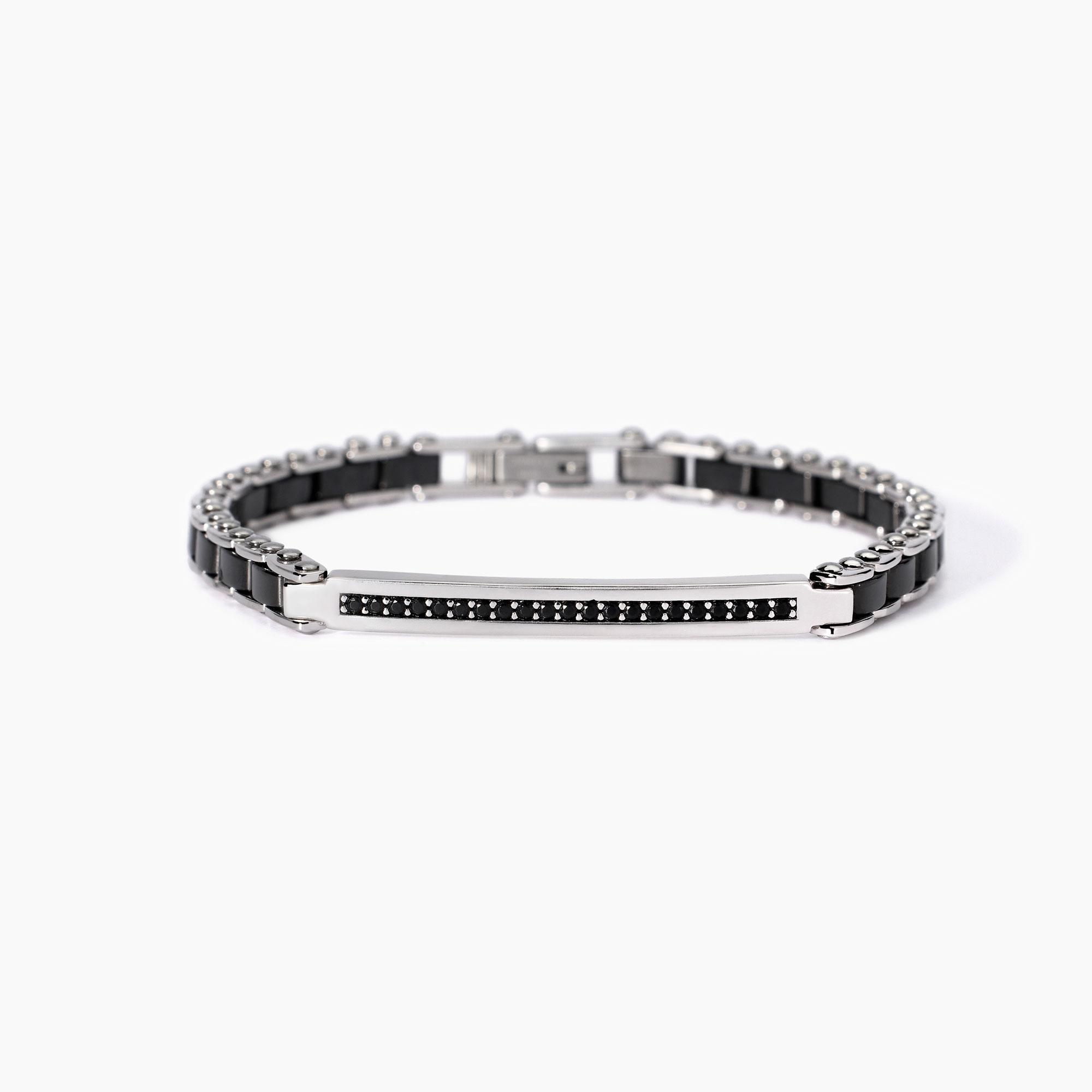 Bracciale argento Mabina uomo 533970