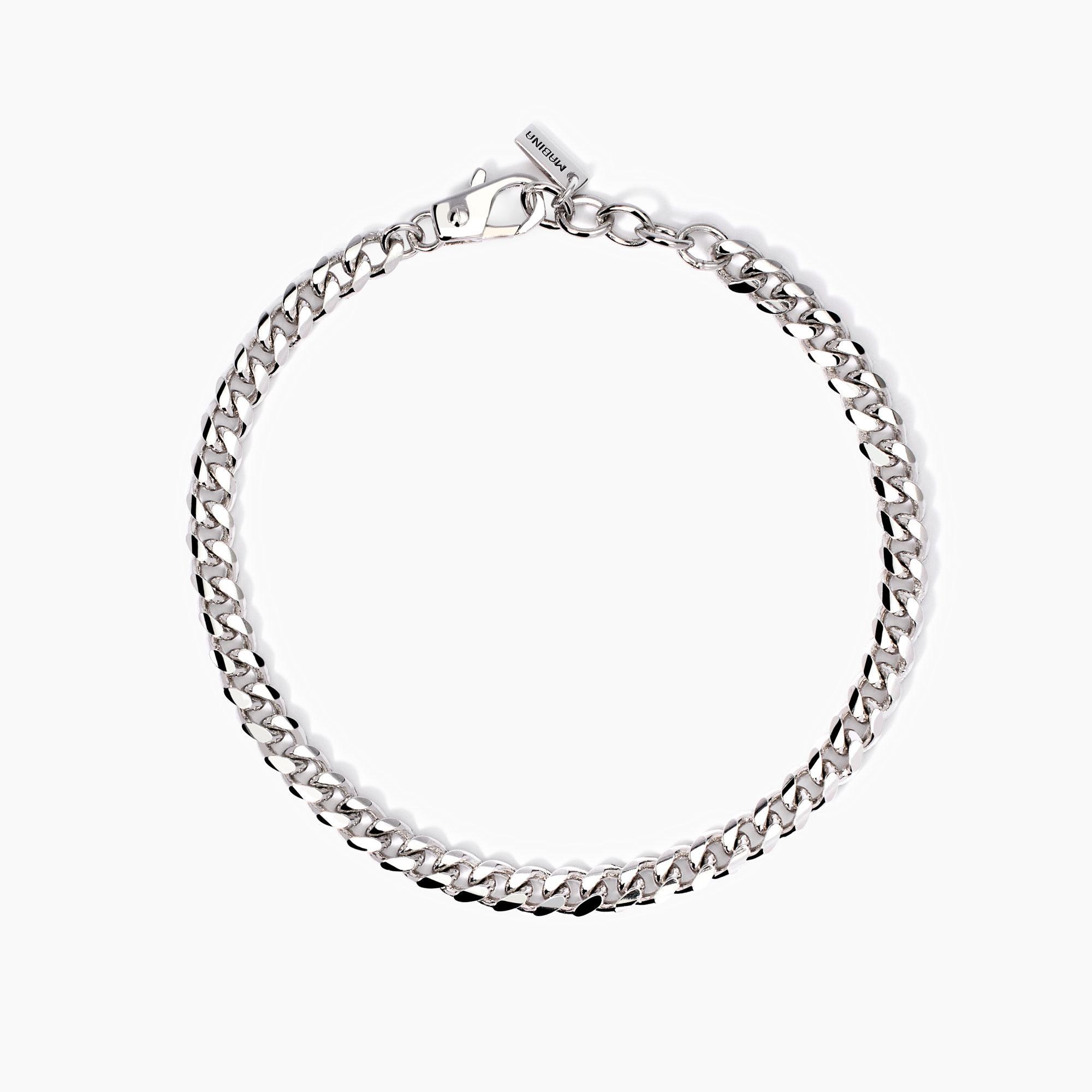 Bracciale argento Mabina uomo 533980